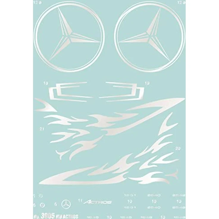 Italeri 3905 1:24 Mercedes Benz Actros MP4 Gigaspace – Bild 15