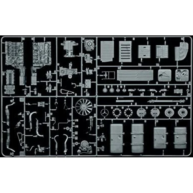 Italeri 3905 1:24 Mercedes Benz Actros MP4 Gigaspace – Bild 9