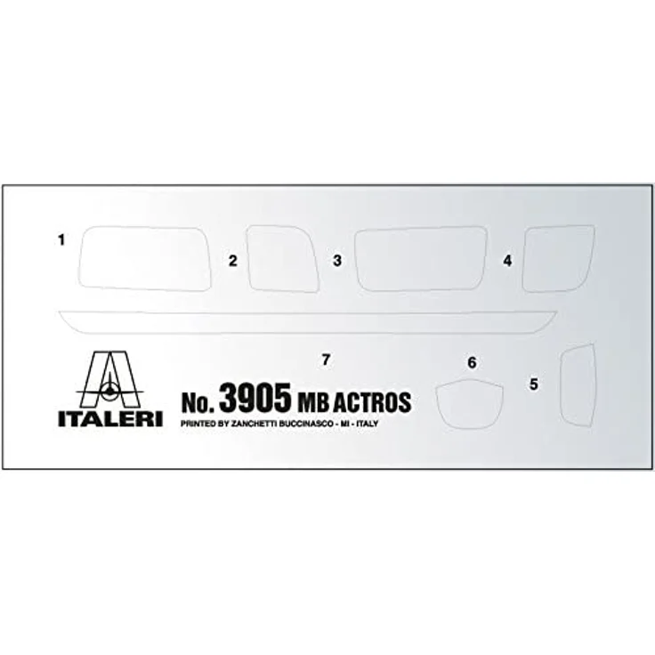 Italeri 3905 1:24 Mercedes Benz Actros MP4 Gigaspace – Bild 14