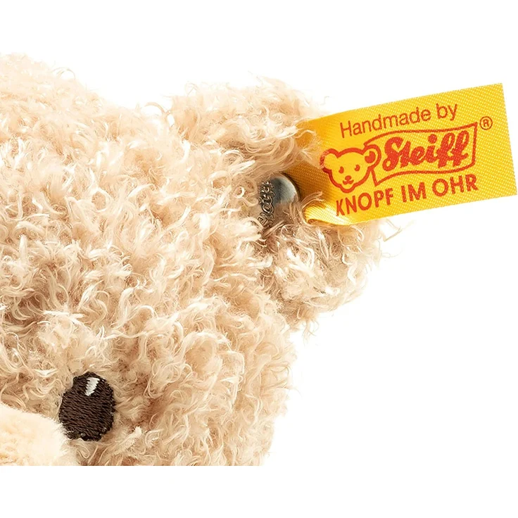 STEIFF Teddy and Me Teddybär Junge Baby mit Schlafanzug - 25 cm - Teddybär mit blauem Schlafanzug - Kuscheltier für Babys - weich & waschbar - beige/blau (241642) - Preisvergleich – Bild 4