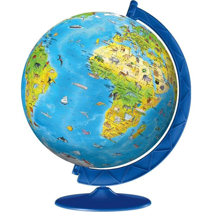 Ravensburger 3D Puzzle 11160 - Kinderglobus in deutscher Sprache - 180 Teile – Bild 3