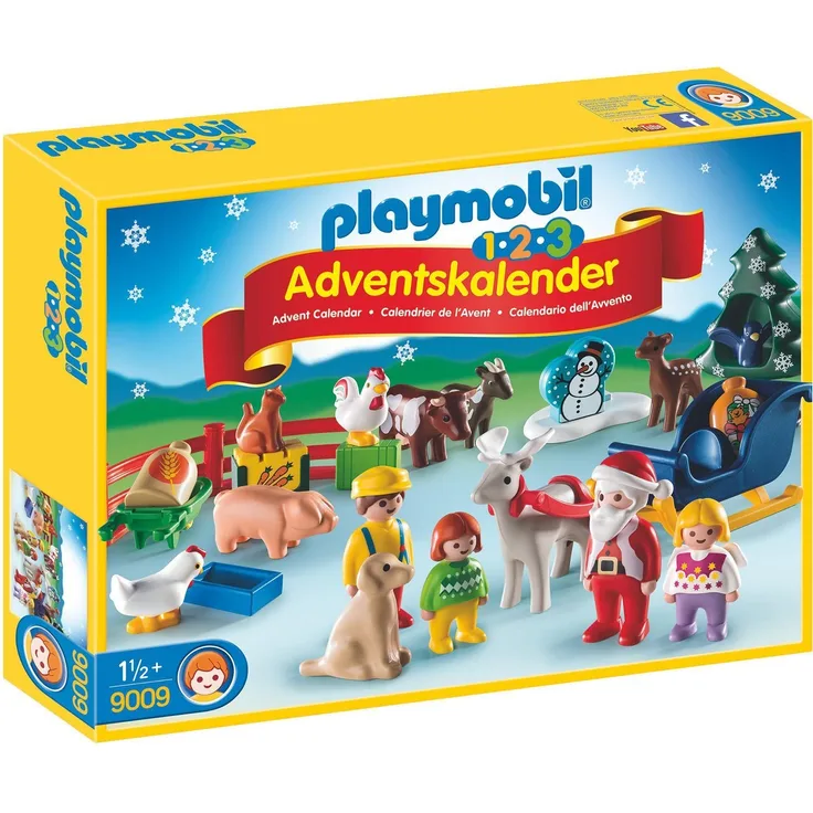 Playmobil 9009 - 1.2.3 Adventskalender Weihnacht auf dem Bauernhof