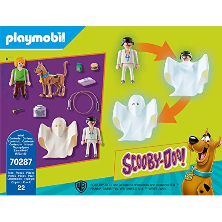 Playmobil 70287 - Scooby-Doo! Scooby & Shaggy mit Geist - Preisvergleich – Bild 3