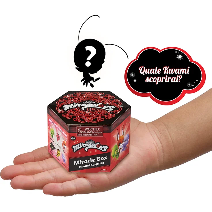 Bandai - Miraculous - Kwami Überraschungsbox - Kwami Minifigur zum Sammeln in seiner Miracle Box ,1x Zufällige Figur - Preisvergleich – Bild 2