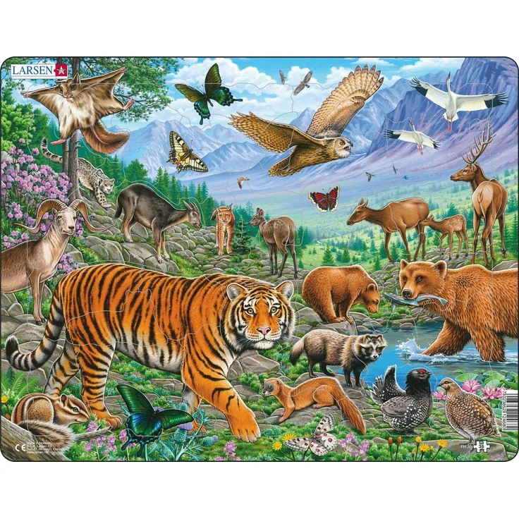 puzzle Maxi Siberië junior Karton 36 Teile