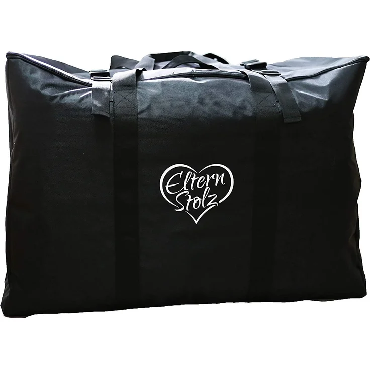 Gepolsterte Elternstolz Transporttasche Schwarz Für Kinderwagen, Buggys Und Autositze Buggy Stroller Bag z.B. Für Joie Mytrax Litetrax – Bild 2