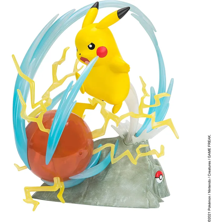 Jazwares Pokemon Figurine Collectible Pikachu Deluxe Figurine