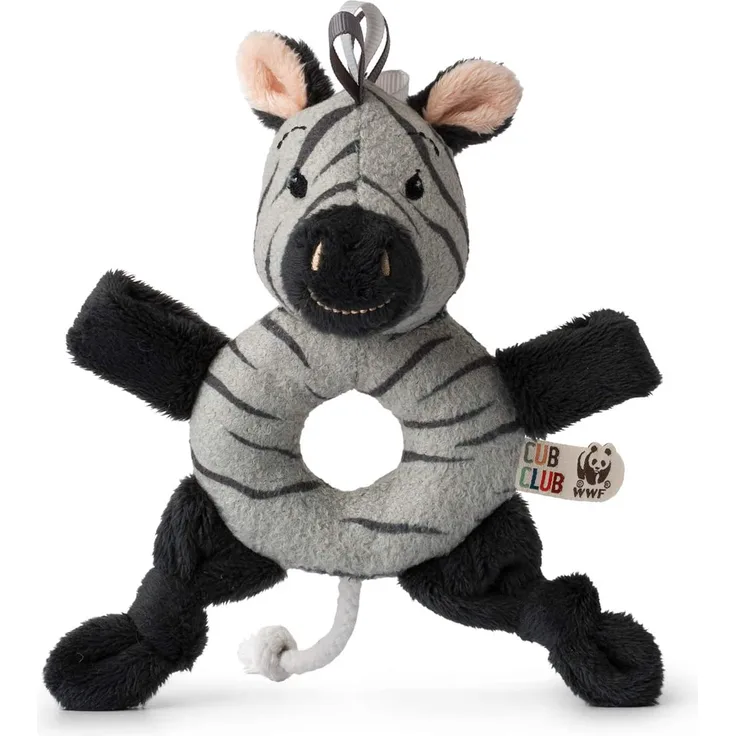 Greifring Ziko, das Zebra grau 15cm