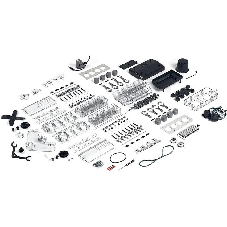 Franzis V8-Motor - Der große Technikbausatz, Maßstab ca. 1:3 - Preisvergleich – Bild 6