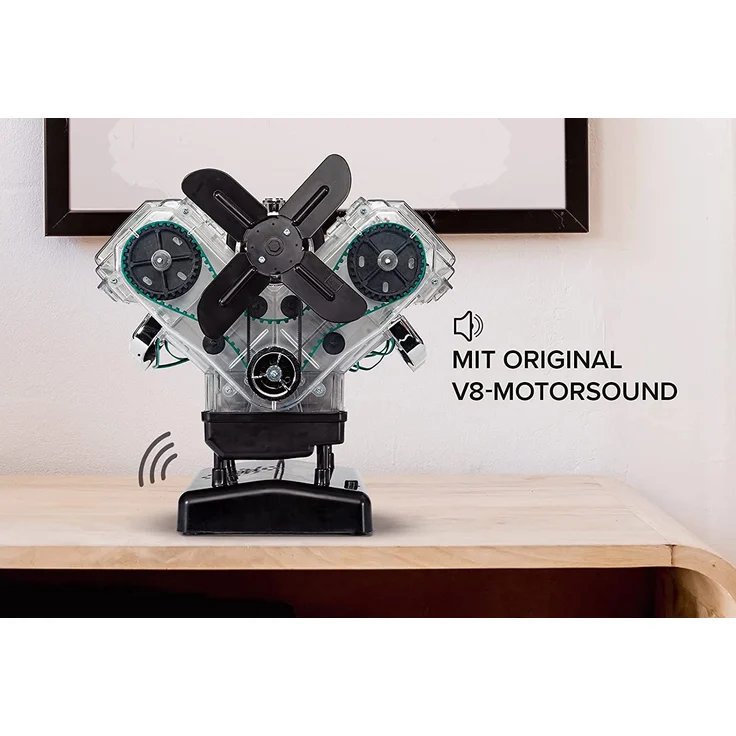 Franzis V8-Motor - Der große Technikbausatz, Maßstab ca. 1:3 - Preisvergleich – Bild 7