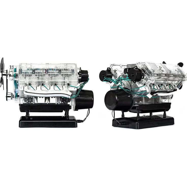Franzis V8-Motor - Der große Technikbausatz, Maßstab ca. 1:3 - Preisvergleich – Bild 4