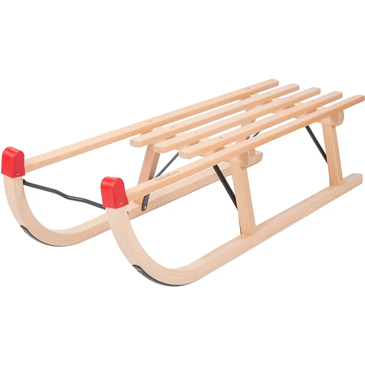 COLINT 'Davos Alpina Fun 100' Davoser Holzschlitten, mit Lattensitz, Buchenholz, FSC-zertifiziert, ab 3 Jahren - Preisvergleich – Bild 1