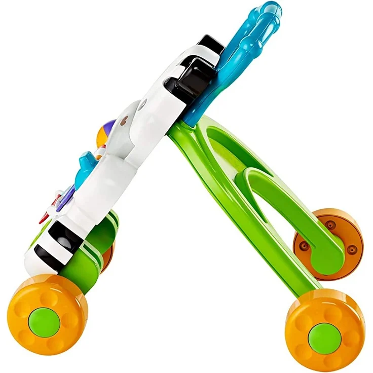 Fisher-Price HBW56 - Lern mit mir - Zebra Lauflernwagen, musikalisches Aktivitäts- und Gehspielzeug mit Lerninhalten, ab 6 Monaten (deutsche Version) – Bild 8