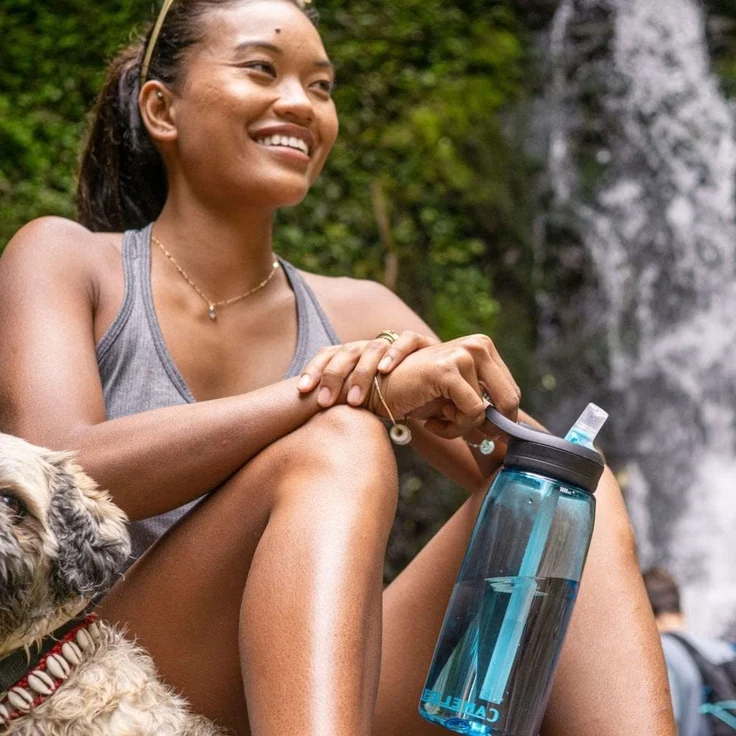 Camelbak Eddy+ 750ml Charcoal, Größe 750 ml - Becher & Trinkflaschen, Farbe Grau – Bild 6