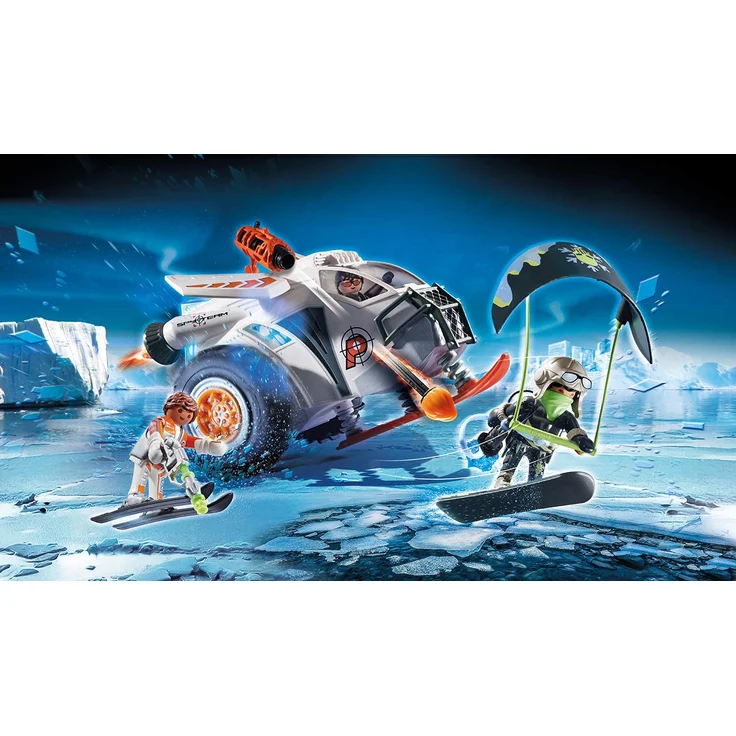 PLAYMOBIL Top Agents 70231 Spy Team Schneegleiter mit Licht- und Soundeffekten, Ab 6 Jahren – Bild 2