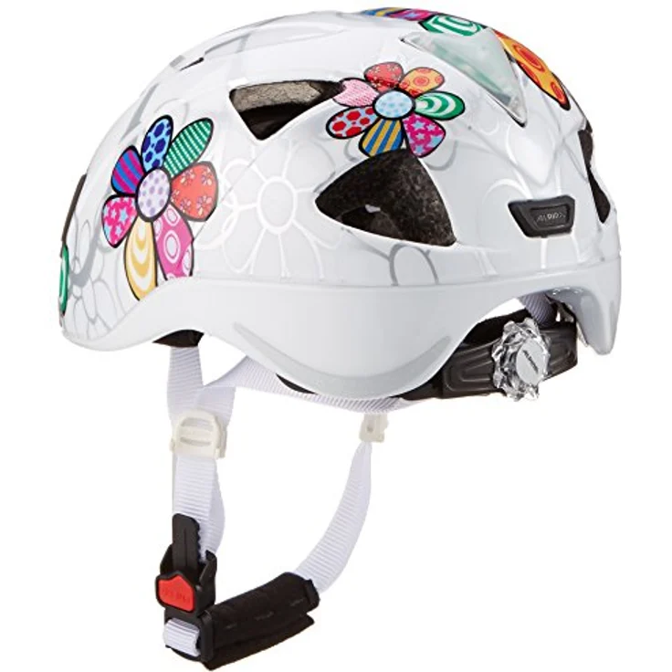 Alpina Kids Ximo Flash White Flower, Größe 47 - 51 cm - Fahrradhelm, Farbe Weiß – Bild 3