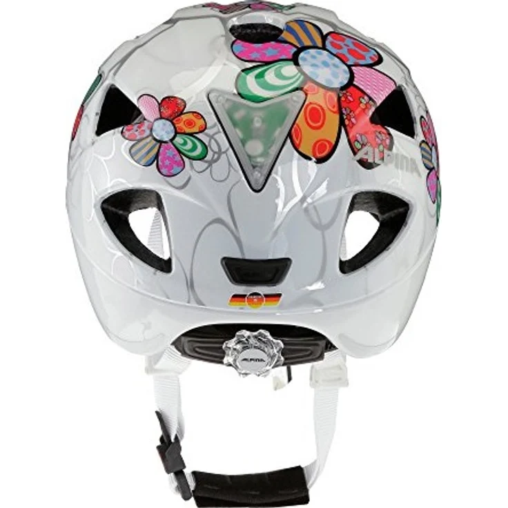Alpina Kids Ximo Flash White Flower, Größe 47 - 51 cm - Fahrradhelm, Farbe Weiß – Bild 4