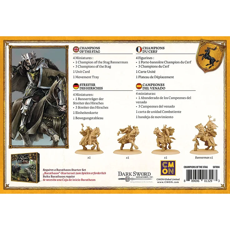Asmodee A Song of Ice & Fire – Streiter des Hirsches, Erweiterung, Tabletop, Deutsch – Bild 3