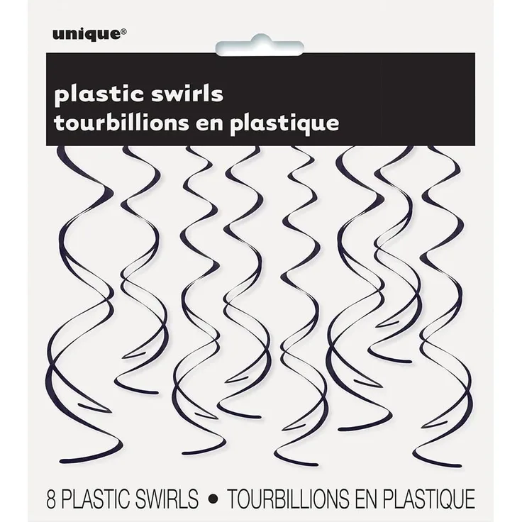 Haza Original swirlslinger schwarz 60 cm 8-teilig
