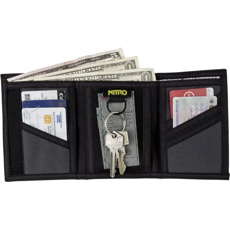 Nitro Wallet, Geldbörse, Geldbeutel, Portemonnaie, Münzbörse, Dead Flower, 10 x 14 x 1 cm, 1131-878000, 60g – Bild 3