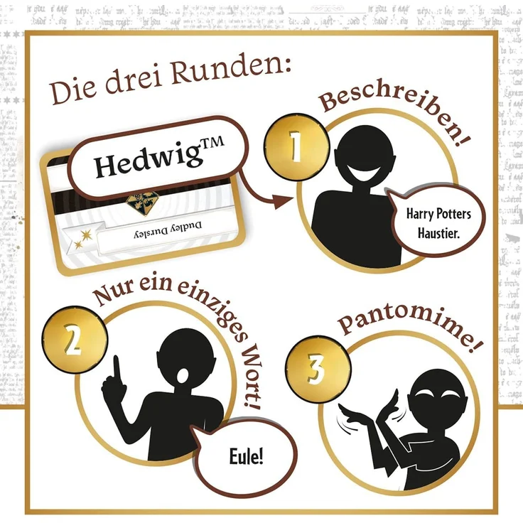 Asmodee Time's Up! Harry Potter, Familienspiel, Ratespiel, Deutsch – Bild 3