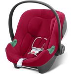 CYBEX Babyschale Aton B2 i-Size, Ab Geburt bis ca. 24 Monate, Max. 13 kg, Inkl. Neugeboreneneinlage, SensorSafe kompatibel, Dynamic Red
