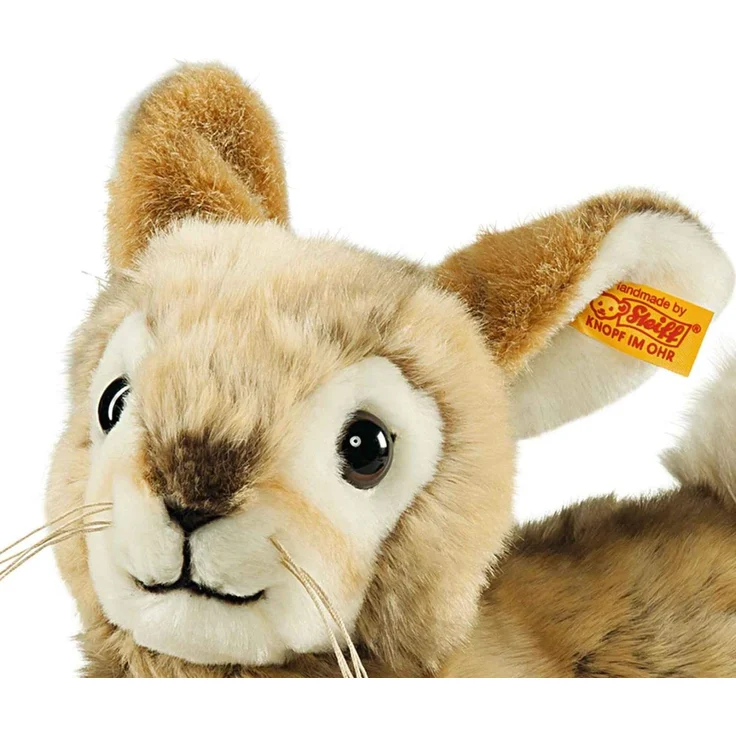 Steiff 080050 Dormili 32 braun gefleckt liegend Hase – Bild 2