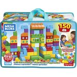 MEGA Bloks FVJ49 - Bausteintasche, 150 Teile, Bunt, Spielzeug ab 1 Jahr