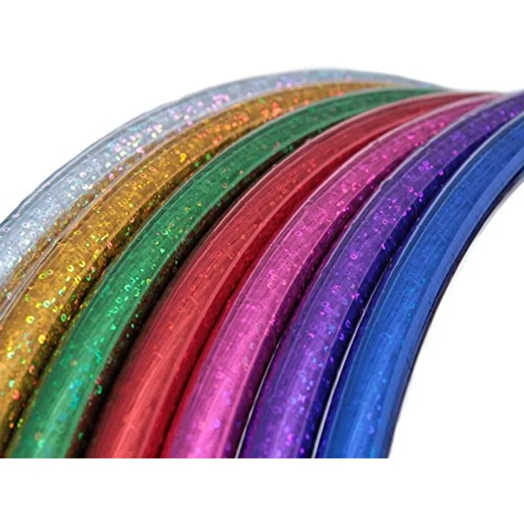 Kinder Hula Hoop, Glitter Farben, Ø 70cm Violett – Bild 1