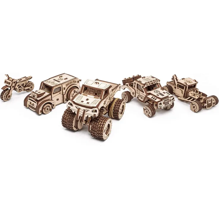 Eco Wood Art: Vehicles Set