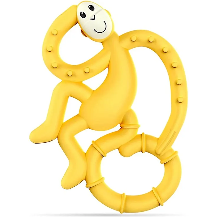 Matchstick Monkey Mini Monkey Beißring Gelb
