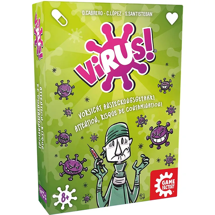 GAMEFACTORY Virus! Kartenspiel, 646239, Mehrfarbig