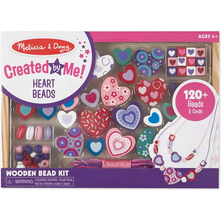 Melissa & Doug Holzperlen-Set Süße Herzen - Preisvergleich