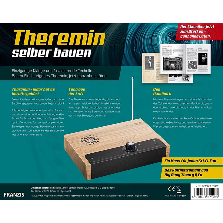 Franzis: Theremin selber bauen - zum Stecken – Bild 2