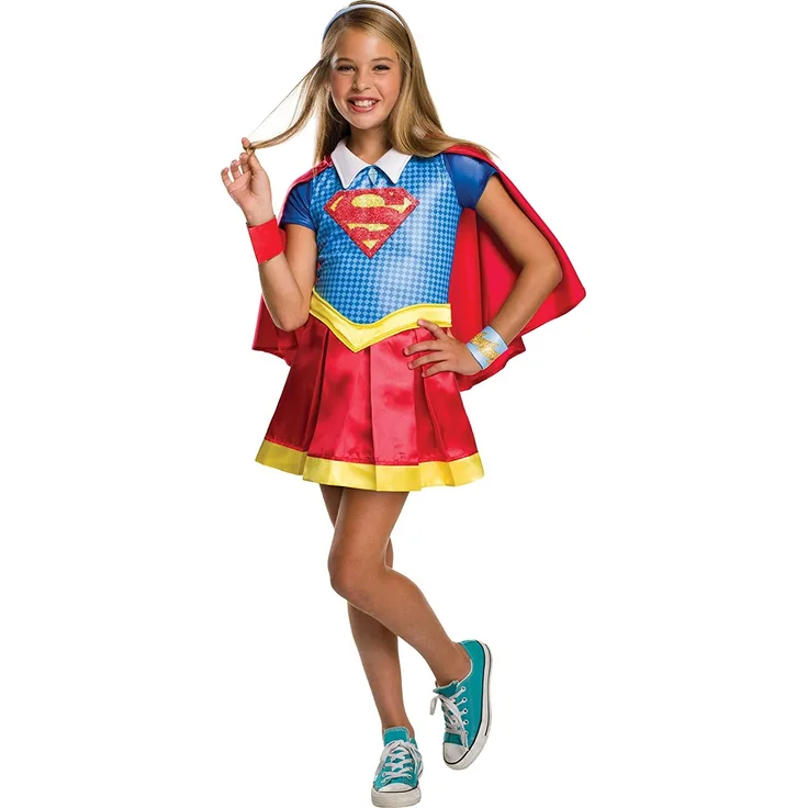 Rubie's 3620714 - DC Super Hero Girls Supergirl Deluxe Kinderkostüm