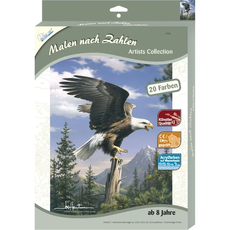 Mammut- Malen nach Zahlen Artists Collection - Adler