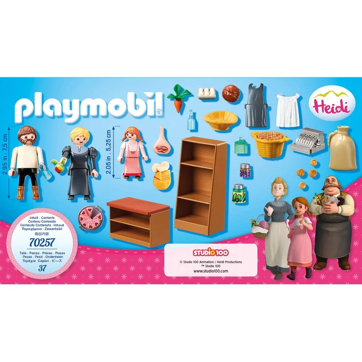 Playmobil 70257 - Heidi - Dorfladen der Familie Keller – Bild 3
