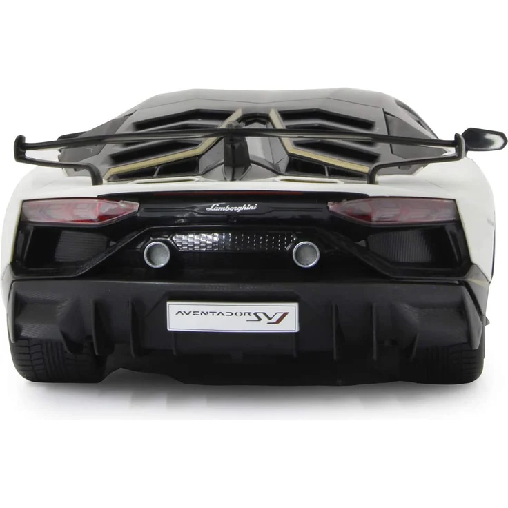 Jamara 405172 Lamborghini Aventador SVJ 1:14 weiß 2,4GHz-offiziell lizenziert, bis zu 1 Stunde Fahrzeit bei ca. 11 Kmh, perfekt nachgebildete Details, hochwertige Verarbeitung – Bild 3