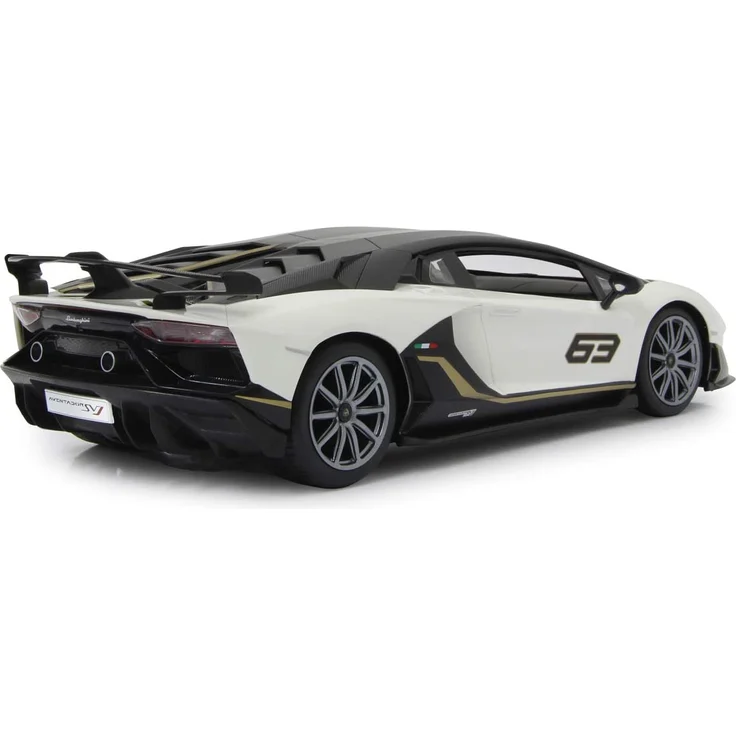 Jamara 405172 Lamborghini Aventador SVJ 1:14 weiß 2,4GHz-offiziell lizenziert, bis zu 1 Stunde Fahrzeit bei ca. 11 Kmh, perfekt nachgebildete Details, hochwertige Verarbeitung – Bild 6