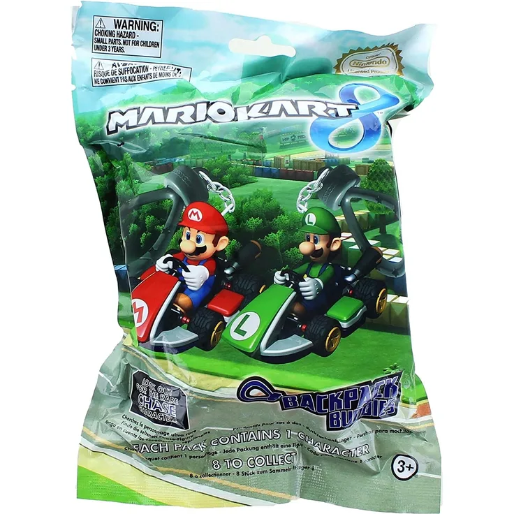 Paladone Mario Kart 8 Rucksack Freunde Anhänger Überraschungsbox
