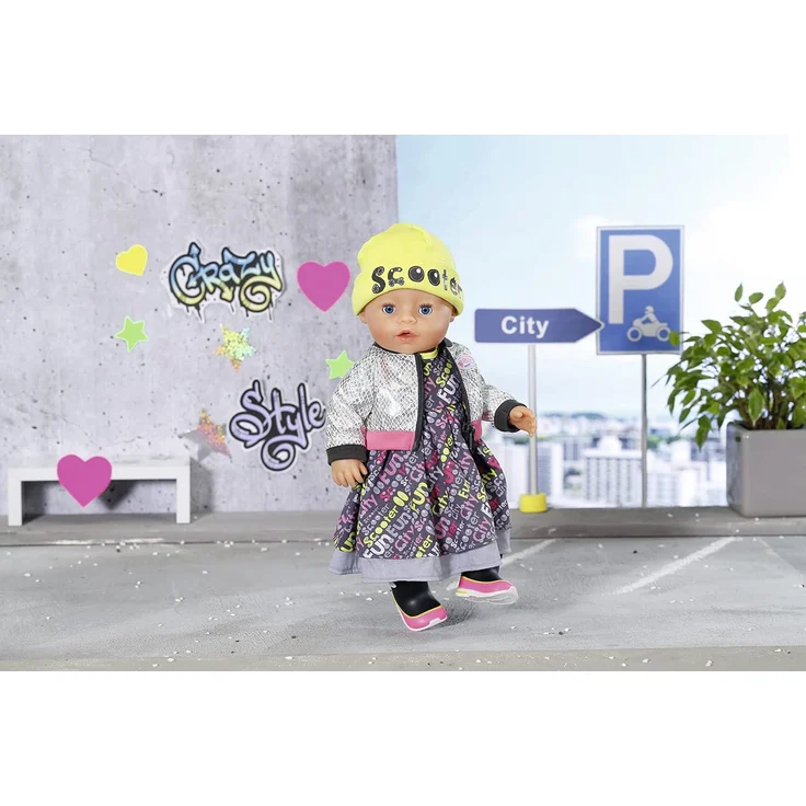 Zapf 830208 BABY born City Deluxe Style 43 cm – Bild 2