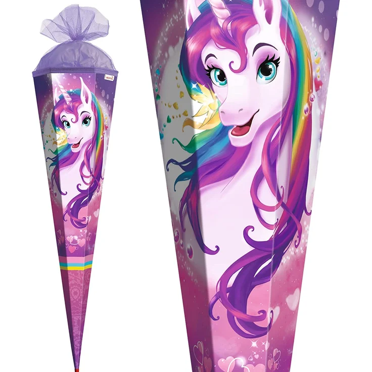 Roth Schultüte 85cm Einhornportrait – Bild 5