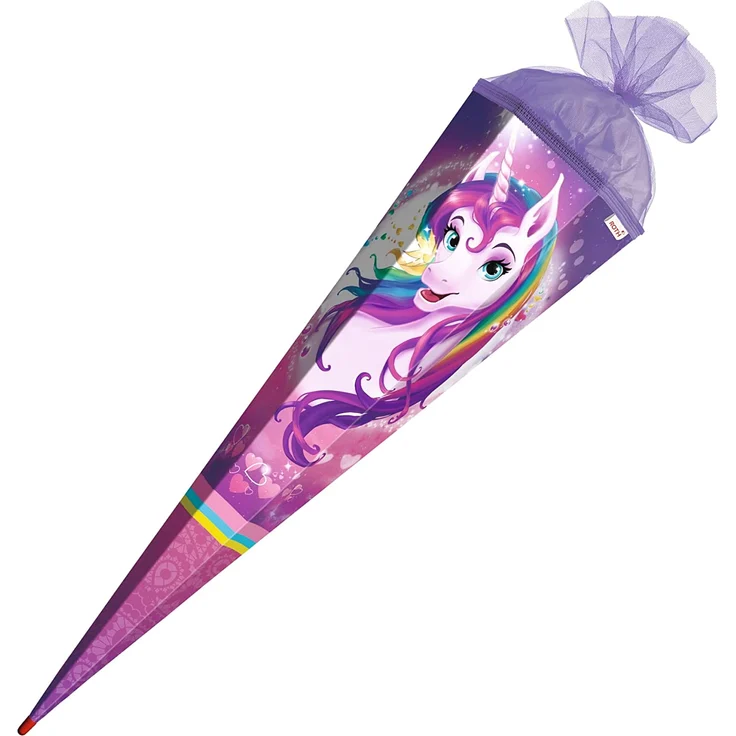 Roth Schultüte 85cm Einhornportrait – Bild 4