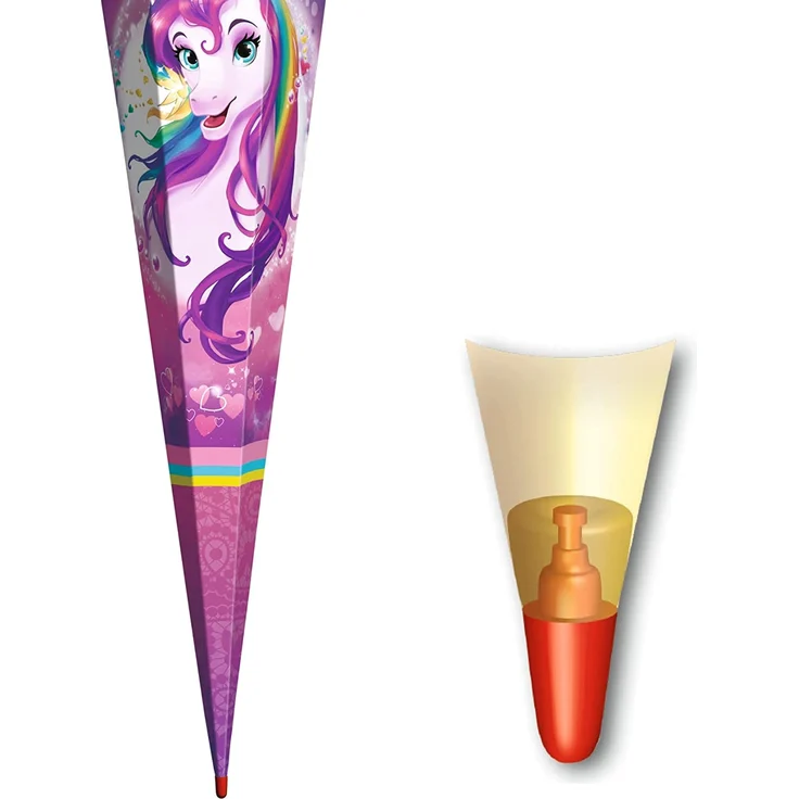 Roth Schultüte 85cm Einhornportrait – Bild 6