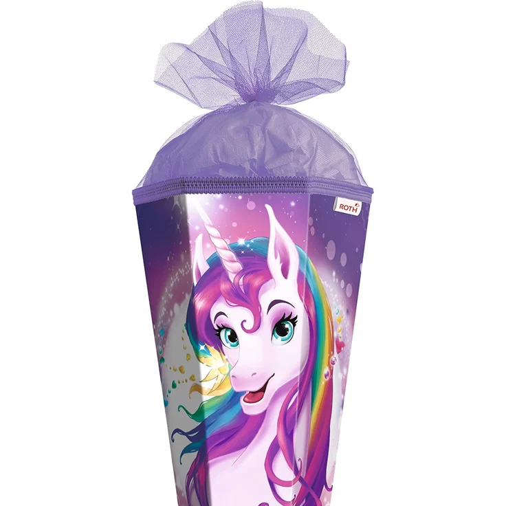 Roth Schultüte 85cm Einhornportrait – Bild 3