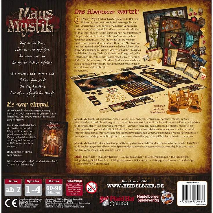 Maus und Mystik Brettspiel – Bild 4