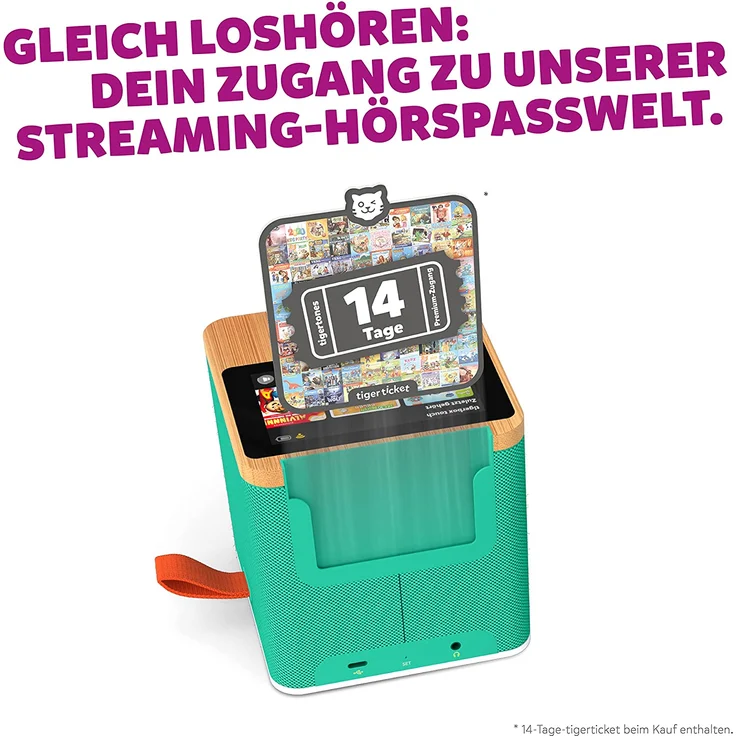 Tiger Media 'tigerbox TOUCH', ab 3 Jahren, inkl. Startpaket, mit Touchdisplay, Stereo-Klang und Nachtlicht, grün – Bild 2