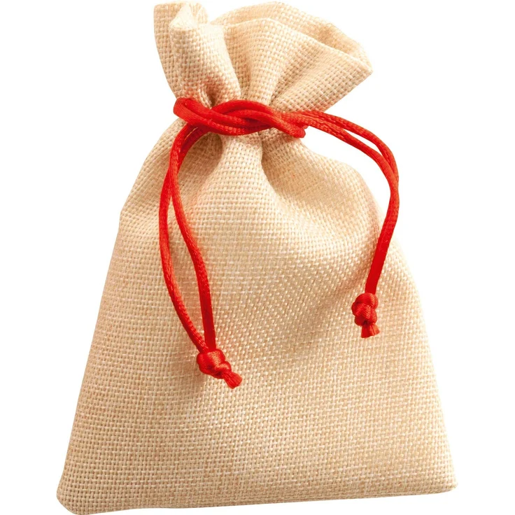 folia 63121 - Adventskalender Set mit Säckchen in Jute-Optik, Schnur 2 m lang, 24 Beutel je 10 x 13 cm groß und 24 Zahlenanhängern, für kleine Überraschungen im Advent – Bild 4