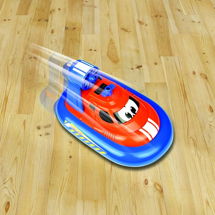 TOOKO 81122 RC Hovercraft by Silverlit, ferngesteuertes, Kleinkinder, 2 in 1: Boot und Auto, fahrbar auf Wasser und Land, 16 cm, orange und blau, ab 3 Jahren – Bild 4