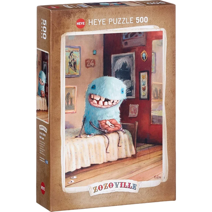 Heye Milk Tooth, Zozoville 500 Teile Puzzle, Green – Bild 1